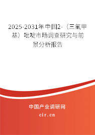 2025-2031年中國2-（三氟甲基）吡啶市場調查研究與前景分析報告
