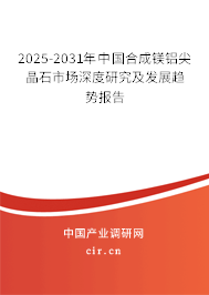 2025-2031年中國(guó)合成鎂鋁尖晶石市場(chǎng)深度研究及發(fā)展趨勢(shì)報(bào)告