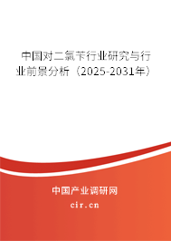 中國對(duì)二氯芐行業(yè)研究與行業(yè)前景分析（2025-2031年）
