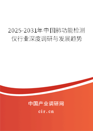 2024-2030年中國肺功能檢測儀行業(yè)深度調(diào)研與發(fā)展趨勢