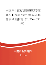 全球與中國(guó)礦用隔爆型變壓器行業(yè)發(fā)展現(xiàn)狀分析與市場(chǎng)前景預(yù)測(cè)報(bào)告（2025-2031年）