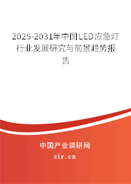 2025-2031年中國LED應急燈行業(yè)發(fā)展研究與前景趨勢報告