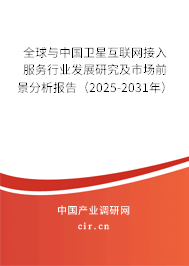 全球與中國衛(wèi)星互聯(lián)網(wǎng)接入服務(wù)行業(yè)發(fā)展研究及市場前景分析報(bào)告（2025-2031年）