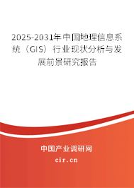 2025-2031年中國地理信息系統(tǒng)（GIS）行業(yè)現(xiàn)狀分析與發(fā)展前景研究報告