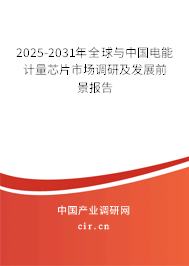 2025-2031年全球與中國(guó)電能計(jì)量芯片市場(chǎng)調(diào)研及發(fā)展前景報(bào)告