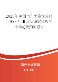 2025年中國汽車雨量傳感器（RS）行業(yè)現(xiàn)狀研究分析與市場前景預(yù)測報告