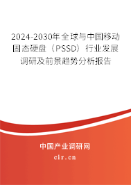 2024-2030年全球與中國移動固態(tài)硬盤（PSSD）行業(yè)發(fā)展調(diào)研及前景趨勢分析報(bào)告