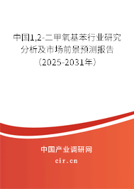 中國1,2-二甲氧基苯行業(yè)研究分析及市場(chǎng)前景預(yù)測(cè)報(bào)告（2025-2031年）