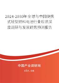 2024-2030年全球與中國便攜式輕型燃料電池行業(yè)現(xiàn)狀深度調(diào)研與發(fā)展趨勢預(yù)測報告