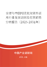 全球與中國襯底氮化鎵外延片行業(yè)發(fā)展調(diào)研及前景趨勢分析報告（2025-2031年）