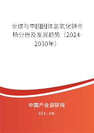 全球與中國固體氫氧化鉀市場分析及發(fā)展趨勢（2024-2030年）