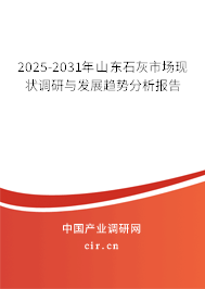 2025-2031年山東石灰市場現(xiàn)狀調(diào)研與發(fā)展趨勢分析報(bào)告