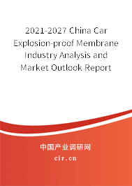 2021-2027 China Car Explosion-proof Membrane Industry Analysis and Market Outlook Report 2021-2027 China Car Explosion-proof Membrane Industry Analysis and Market Outlook Report