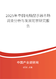 2025年中國電腦顯示器市場調(diào)查分析與發(fā)展前景研究報(bào)告