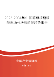 2025-2031年中國酵母核糖核酸市場分析與前景趨勢報告