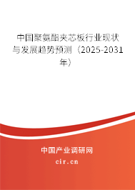 中國聚氨酯夾芯板行業(yè)現(xiàn)狀與發(fā)展趨勢預測（2025-2031年）