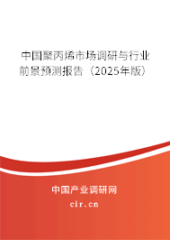 中國聚丙烯市場調(diào)研與行業(yè)前景預(yù)測報(bào)告（2025年版）