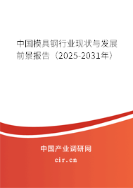 中國模具鋼行業(yè)現(xiàn)狀與發(fā)展前景報告（2025-2031年）