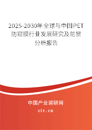 2025-2030年全球與中國(guó)PET防窺膜行業(yè)發(fā)展研究及前景分析報(bào)告 2025-2030年全球與中國(guó)PET防窺膜行業(yè)發(fā)展研究及前景分析報(bào)告