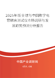 2025年版全球與中國(guó)數(shù)字電容耦合測(cè)試儀市場(chǎng)調(diào)研與發(fā)展趨勢(shì)預(yù)測(cè)分析報(bào)告