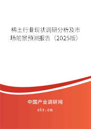 稀土行業(yè)現(xiàn)狀調(diào)研分析及市場(chǎng)前景預(yù)測(cè)報(bào)告（2025版）