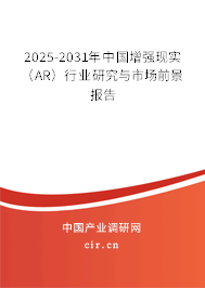 2025-2031年中國(guó)增強(qiáng)現(xiàn)實(shí)（AR）行業(yè)研究與市場(chǎng)前景報(bào)告