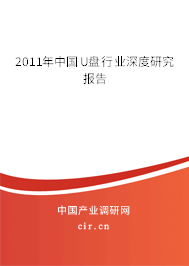 2011年中國U盤行業(yè)深度研究報告 2011年中國U盤行業(yè)深度研究報告