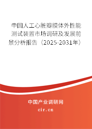 中國人工心臟瓣膜體外性能測試裝置市場調(diào)研及發(fā)展前景分析報告（2025-2031年）