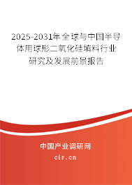 2025-2031年全球與中國半導(dǎo)體用球形二氧化硅填料行業(yè)研究及發(fā)展前景報(bào)告