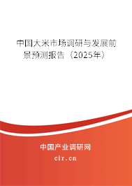 中國大米市場調(diào)研與發(fā)展前景預(yù)測(cè)報(bào)告（2025年）