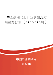 中國(guó)商用飛艇行業(yè)調(diào)研及發(fā)展趨勢(shì)預(yù)測(cè)（2022-2028年）