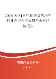 2025-2031年中國天津房地產(chǎn)行業(yè)發(fā)展全面調(diào)研與未來趨勢報告