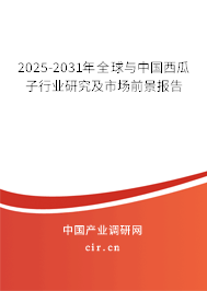 2025-2031年全球與中國(guó)西瓜子行業(yè)研究及市場(chǎng)前景報(bào)告
