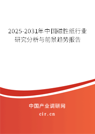 2025-2031年中國(guó)磁性紙行業(yè)研究分析與前景趨勢(shì)報(bào)告