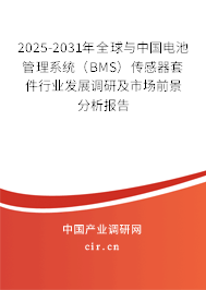 2025-2031年全球與中國電池管理系統(tǒng)（BMS）傳感器套件行業(yè)發(fā)展調(diào)研及市場(chǎng)前景分析報(bào)告