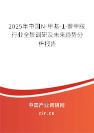 2025年中國N-甲基-1-萘甲胺行業(yè)全景調(diào)研及未來趨勢分析報告 2025年中國N-甲基-1-萘甲胺行業(yè)全景調(diào)研及未來趨勢分析報告