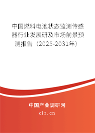中國燃料電池狀態(tài)監(jiān)測傳感器行業(yè)發(fā)展研及市場前景預(yù)測報告（2025-2031年）
