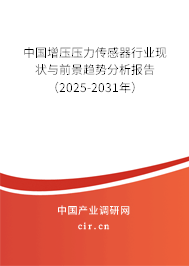 中國增壓壓力傳感器行業(yè)現(xiàn)狀與前景趨勢(shì)分析報(bào)告（2025-2031年）