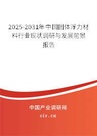 2025-2031年中國固體浮力材料行業(yè)現(xiàn)狀調(diào)研與發(fā)展前景報(bào)告