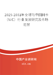 2025-2031年全球與中國網(wǎng)卡（NIC）行業(yè)發(fā)展研究及市場前景