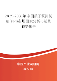 2025-2031年中國(guó)質(zhì)子泵抑制劑(PPI)市場(chǎng)研究分析與前景趨勢(shì)報(bào)告