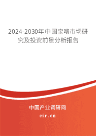 2023-2029年中國寶咯市場研究及投資前景分析報告 2023-2029年中國寶咯市場研究及投資前景分析報告
