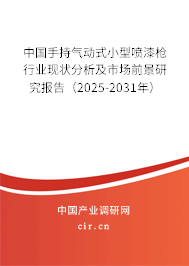 中國(guó)手持氣動(dòng)式小型噴漆槍行業(yè)現(xiàn)狀分析及市場(chǎng)前景研究報(bào)告（2025-2031年）