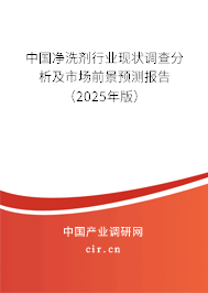 中國凈洗劑行業(yè)現(xiàn)狀調(diào)查分析及市場前景預測報告（2025年版）