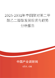 2025-2031年中國聚對苯二甲酸乙二醇酯發(fā)展現(xiàn)狀與趨勢分析報(bào)告