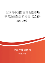 全球與中國(guó)錨固粘合劑市場(chǎng)研究及前景分析報(bào)告（2025-2031年）