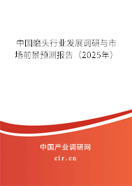 中國磨頭行業(yè)發(fā)展調(diào)研與市場前景預(yù)測報(bào)告（2024年）