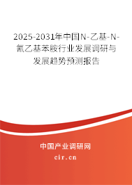2025-2031年中國(guó)N-乙基-N-氰乙基苯胺行業(yè)發(fā)展調(diào)研與發(fā)展趨勢(shì)預(yù)測(cè)報(bào)告