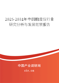 2025-2031年中國糖度儀行業(yè)研究分析與發(fā)展前景報(bào)告