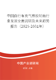 中國(guó)自行車充氣橡膠輪胎行業(yè)發(fā)展全面調(diào)研及未來(lái)趨勢(shì)報(bào)告（2025-2031年）